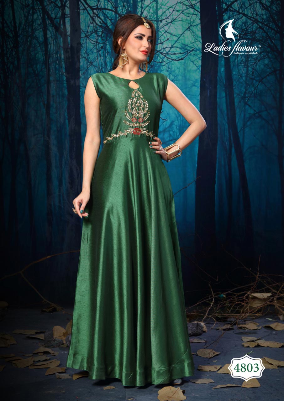 Lotus Ladies Flavour Silk Handwork Gown Manufacturer Lotus Ladies Flavour Silk Handwork Gown Manufacturer